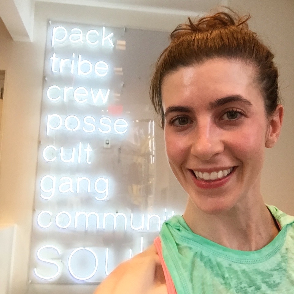 Me at SoulCycle