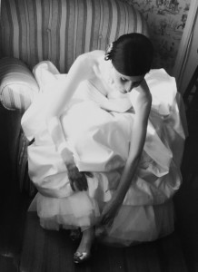 me in a wedding dress