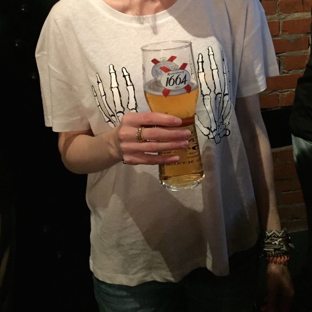 me in a zoe karrsen tee shirt
