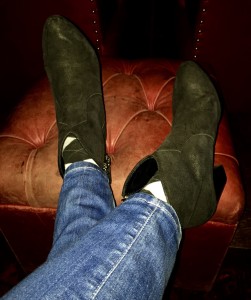 black boots
