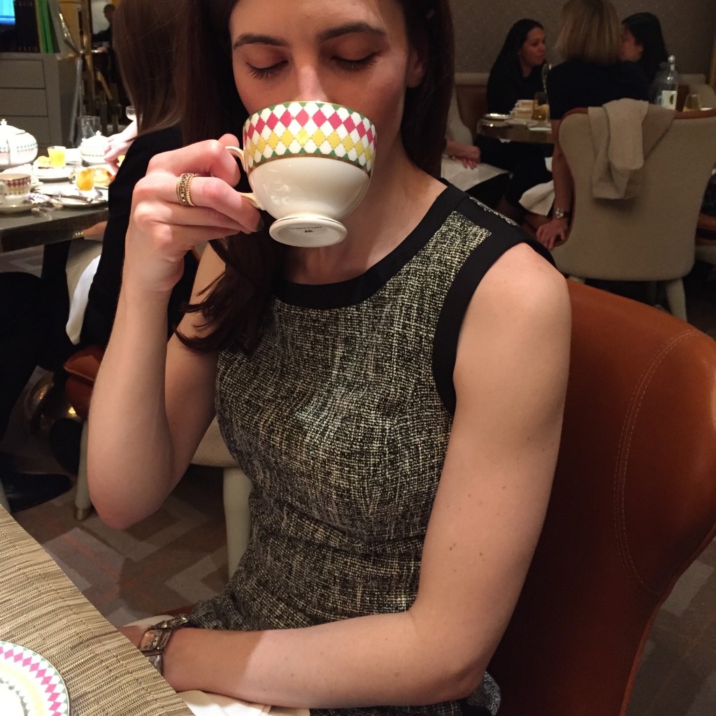 Drinking tea The Berkely