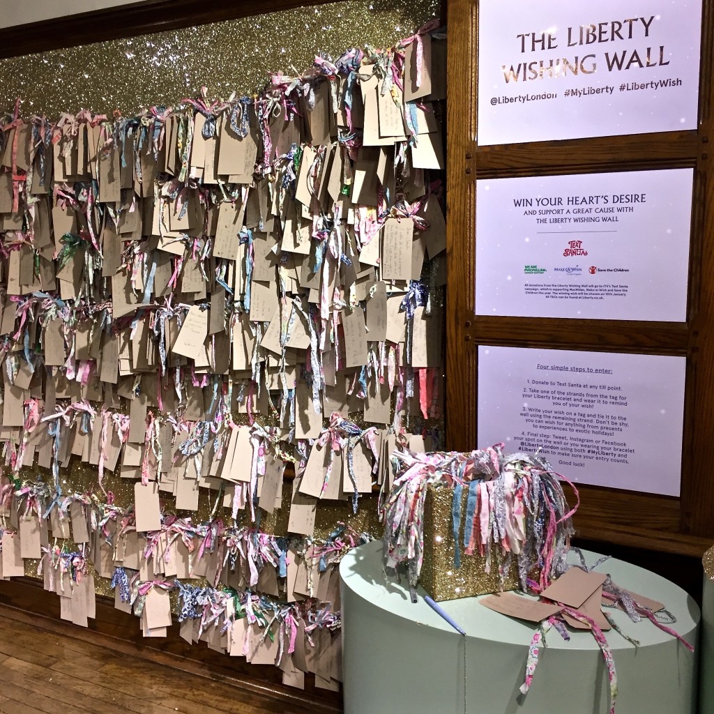 Liberty London Wishing Wall