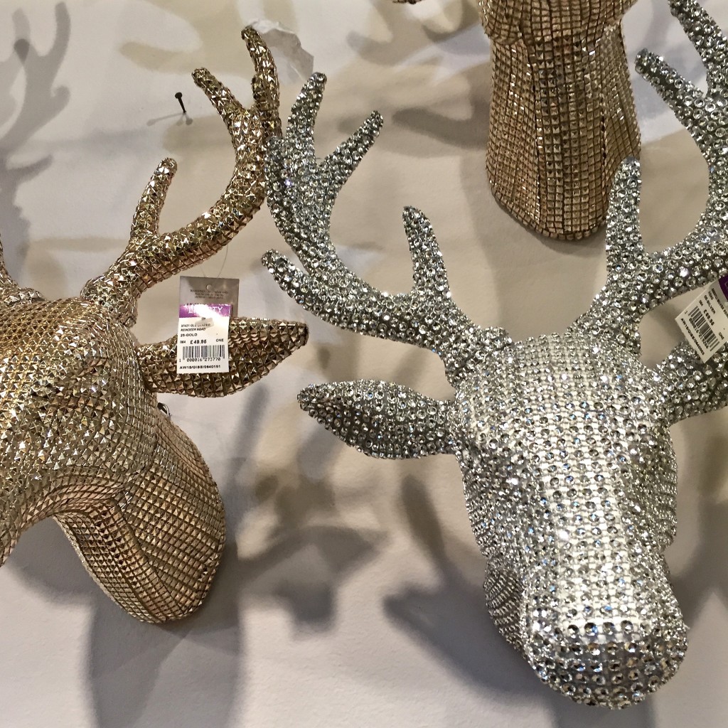 Deer heads at Liberty