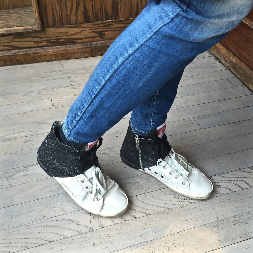 golden goose sneakers in NYC