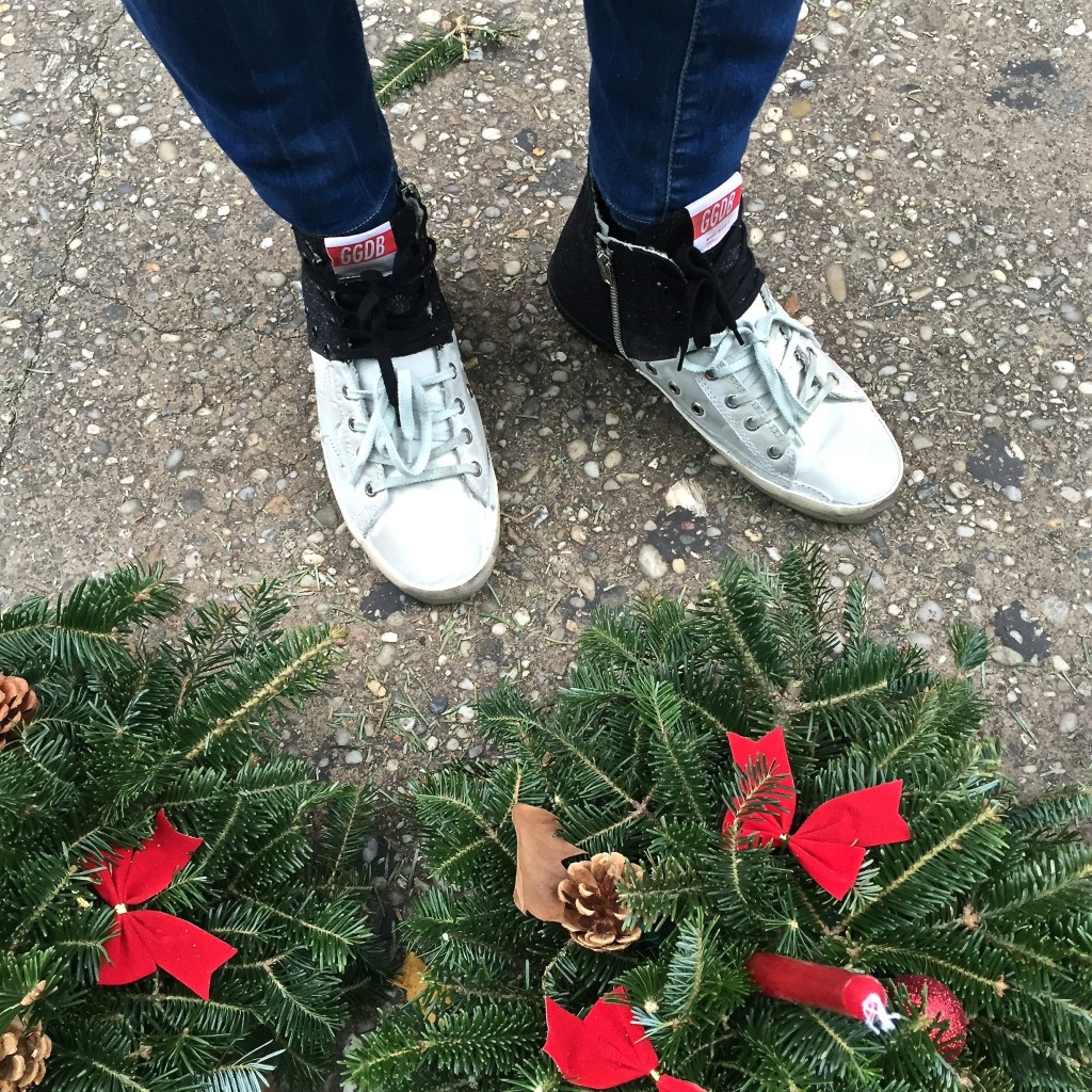 golden goose sneakers in NYC