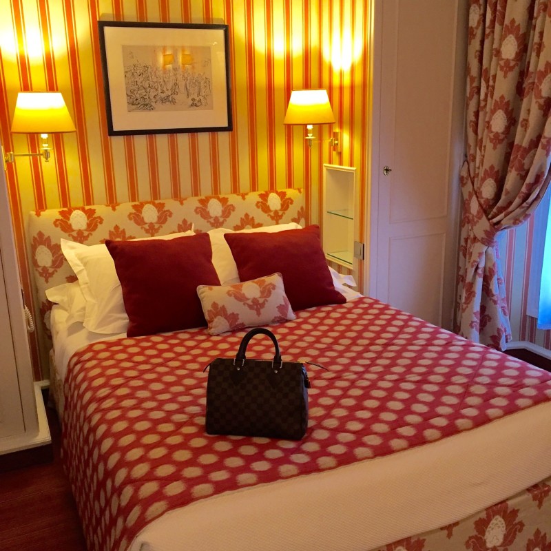 l'hotel de l'abbaye bedroom