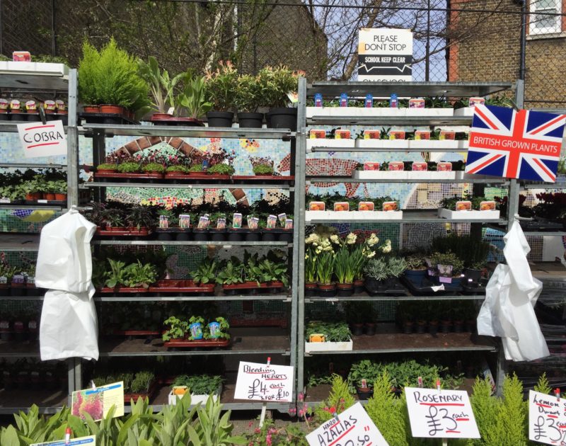 columbia road flower market in london