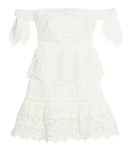 Self-Portrait little white dress