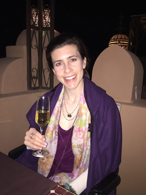 wine at kasbah tamadot