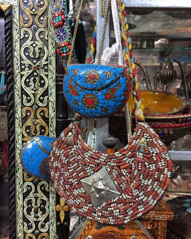 turquoise purse
