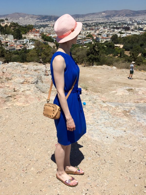 jcrew dress in athens