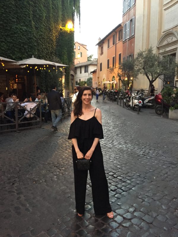 dinner in trastevere