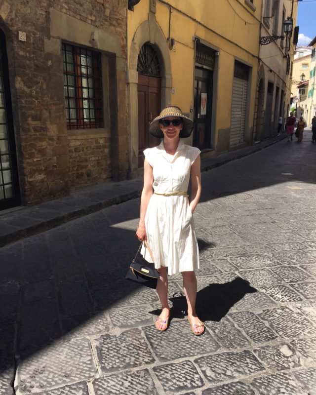 florence white dress