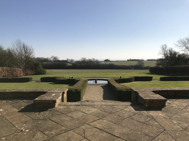 Poundon House Back Grounds