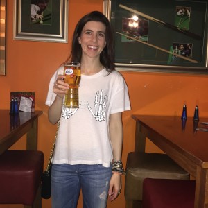 me in a zoe karrsen tee shirt