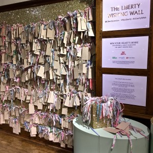 Liberty London Wishing Wall