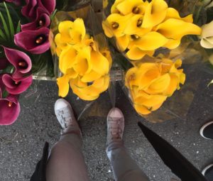 ash sneakers in london at columbia road flower market