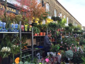 columbia road flower market in london