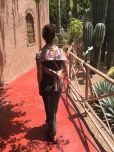 gap dress in marrakesh ysl gardens