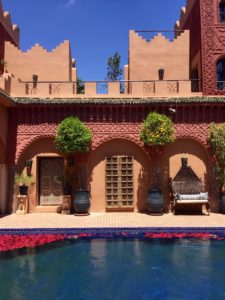 kasbah tamadot rose pool